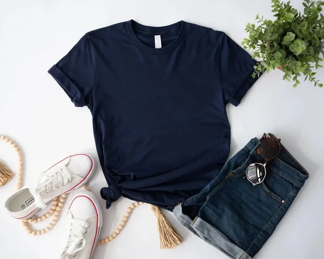 Blue Camo Crown T-Shirt