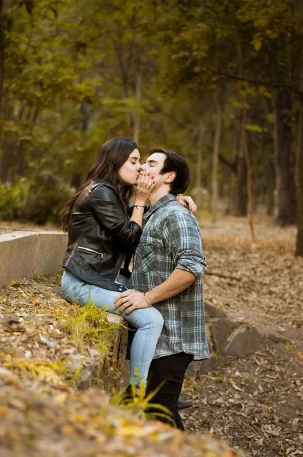 "Kiss The Mask Photo Print